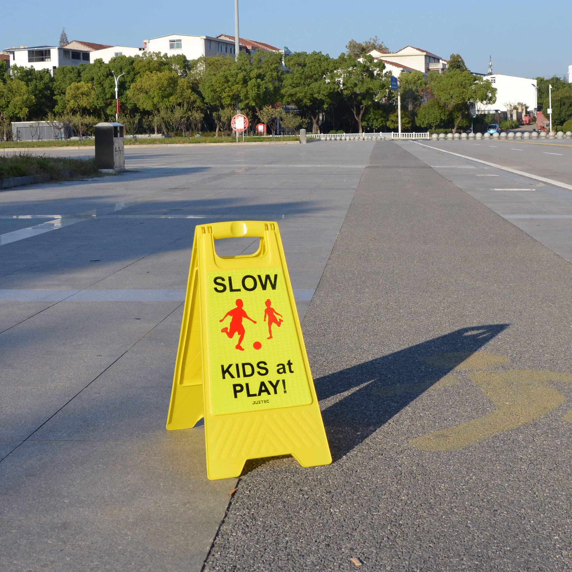 Amazon.co.jp: Juztec Kids at Play 看板 ストリートチルドレンアット